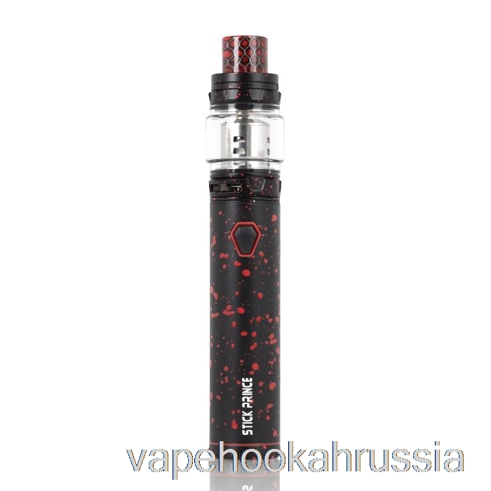 Vape Russia Smok Stick Prince комплект - Tfv12 Prince в стиле ручки, черный с красным спреем